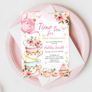 Time for Tea Birthday Party Invitation