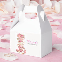 Time for Tea Bridal Shower Favour Boxes