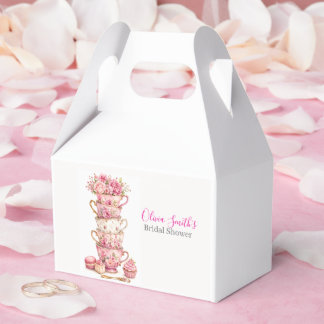 Time for Tea Bridal Shower Favour Boxes