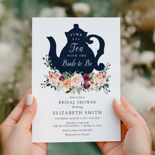 Time for Tea Bridal Shower Invitation (Creator Uploaded)
