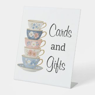 Time for Tea Bridal Shower Table Top Sign