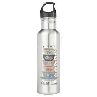 Time for Tea Bridal Shower Water Bottle