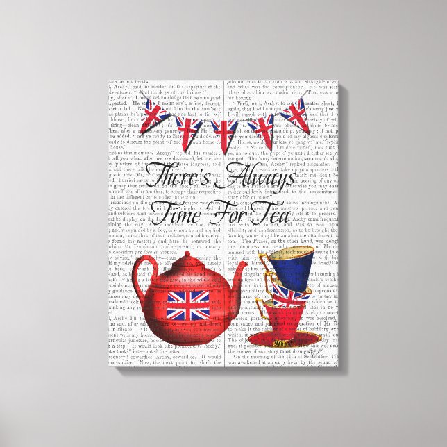 Time For Tea Canvas Print (Front)