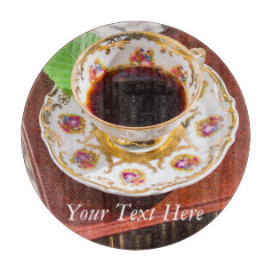 Time for Tea Design Cutting Board