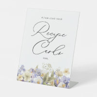 Time For tea Recipe Cards Bridal Shower