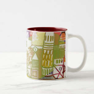 time for tea Two-Tone coffee mug