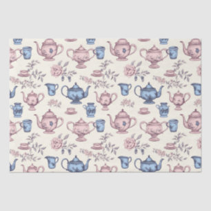 Time for Tea Vintage Pattern Tissue Paper