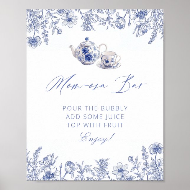 Time For Tea With The Mummy To Be Mum-osa Bar Poster (Front)