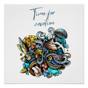 time for vacation poster