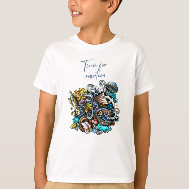 time for vacation T-Shirt (Front)