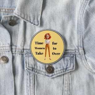 Time For Women Button