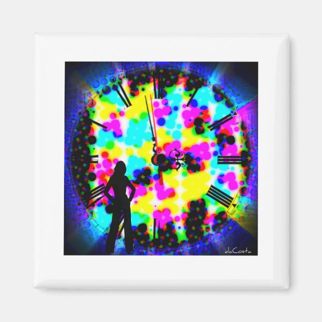 Time Fridge Magnet (Front)