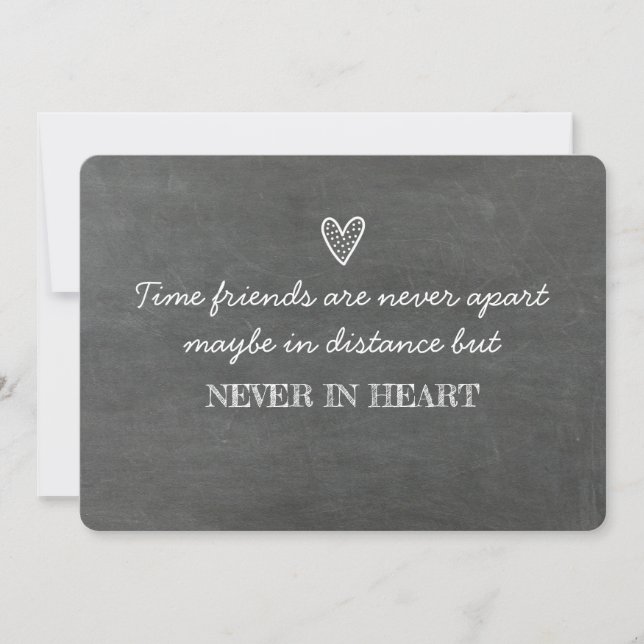 Time Friends  - Will You Be My Bridesmaid Invitation (Front)