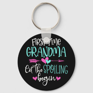 Time Grandma Let The Spoiling Begin New Mothers Da Key Ring