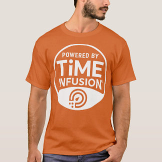 TiME INFUSION white circle T-Shirt