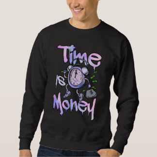 Time Is Clock Dripping Zen Master 4s Matching Sweatshirt