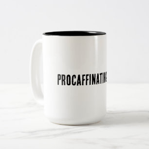 Time is Coffee  Two-Tone Coffee Mug