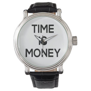 time is money, text design, word art watch