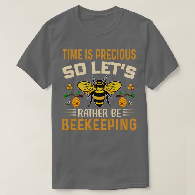 Time is precious so lets T-Shirt (Design Front)