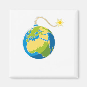 Time Is Running Out Sticker Magnet