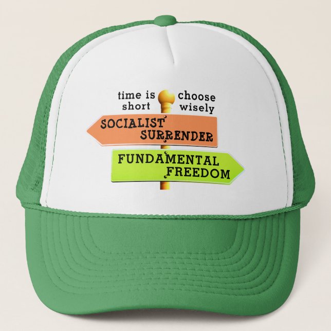 Time is short trucker hat (Front)