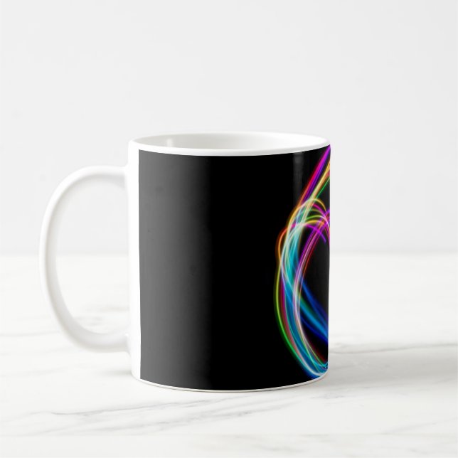 Time-lapse photography of lights coffee mug (Left)