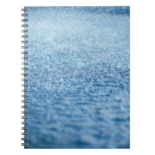 Time-lapse photography of rain notebook