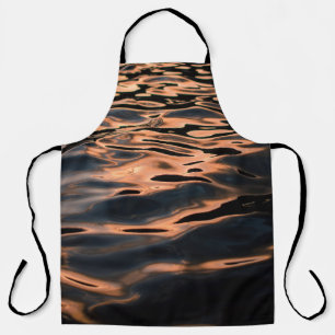 Time lapse photography of rippling water apron