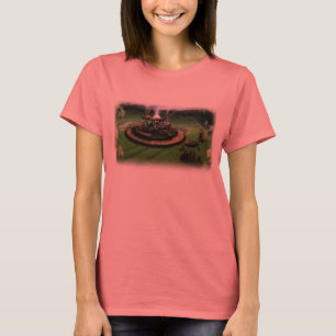 Time Machine and Crop Circles ringer t-shirt