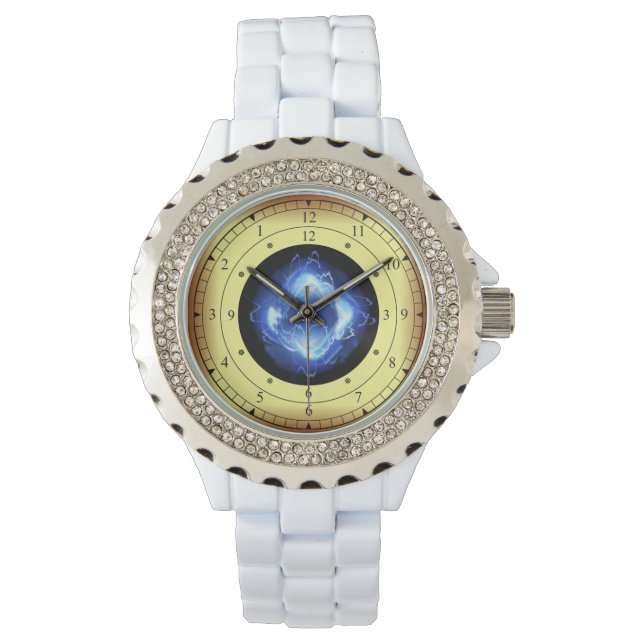 Time Machine ~ Glowing Blue Wave Time Portal ~     Watch (Front)