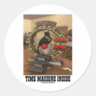 Time Machine Inside (Open Source Duke) Classic Round Sticker