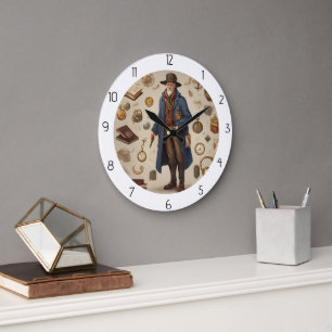 TIME MACHINE LARGE CLOCK