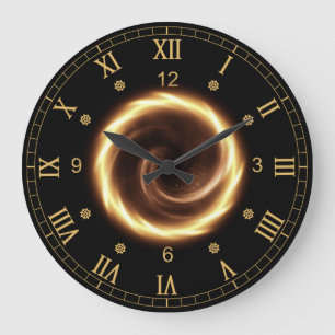 Time Machine ~ Spiral Fire Vortex ~ Time Portal ~ Large Clock