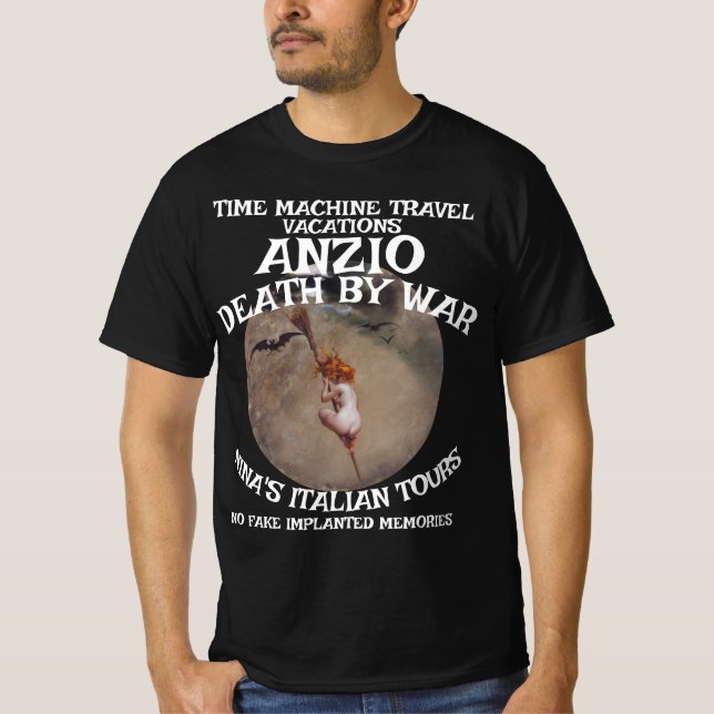 TIME MACHINE TRAVEL ANZIO DEATH WAR T-Shirt (Front)