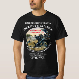 TIME MACHINE TRAVEL BATTLE OF GETTYSBURG T-Shirt