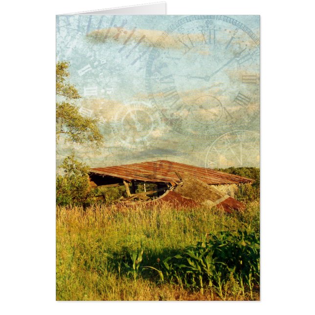 Time Marches On Even When the Barn is Fallen (Front)