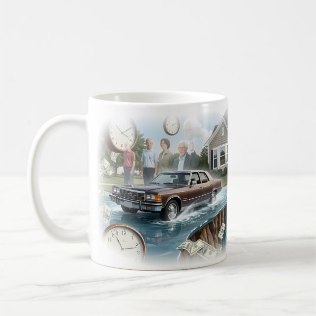 Time, Money and Change Mug (Left)