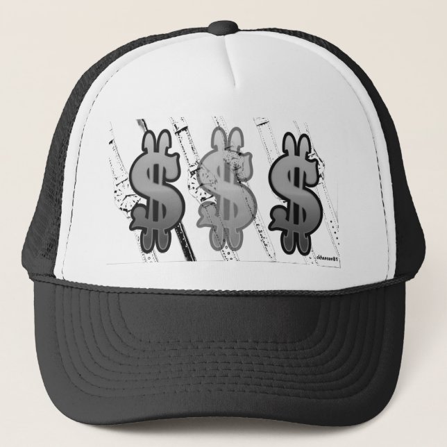 time & money trucker hat (Front)