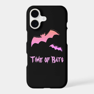 Time of Bats - Pink & Purple Abstract Pop Art
