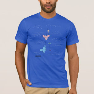 Time-of-flight T-Shirt w/ custom texts in the back