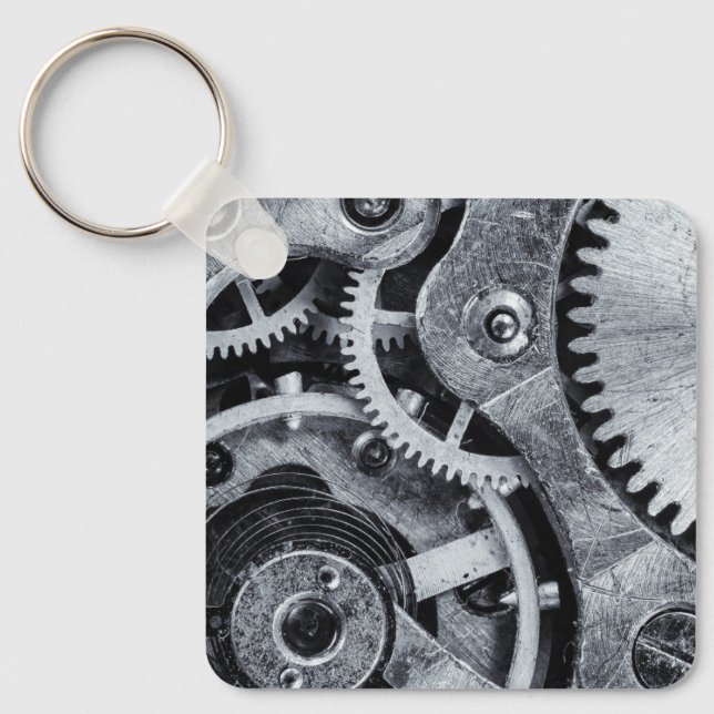 Time Piece Mechanics Key Ring (Front)