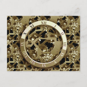 time piece postcard