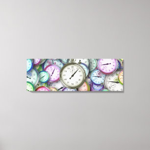 time piece wrapped canvas