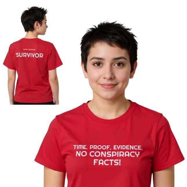 Time. Proof. Evidence.  T-Shirt (Creator Uploaded)