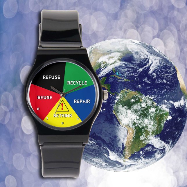 Time Save Planet ! Recycle, ReUse, ReFuse, Rethink Watch (Creator Uploaded)