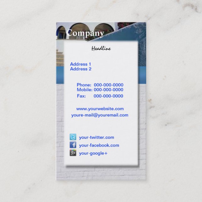 Time Share Business Card (Front)