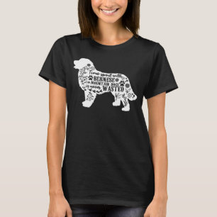 Time Spent With Bernese Mountain Dog T-Shirt