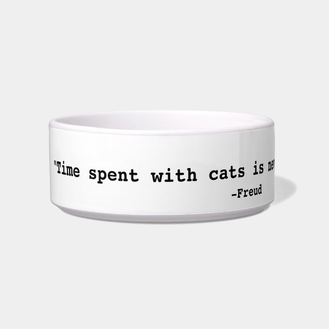 Time Spent with Cats Bowl (Left)