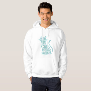 Time Spent With Cats Is Never Wasted Hoodie