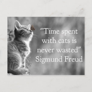 Time Spent with Cats . . . Postcard